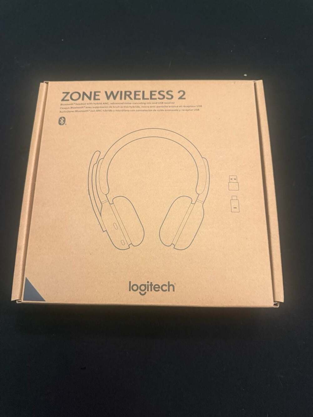 Logitech Zone Wireless 2 Bluetooth Headset with Hybrid ANC